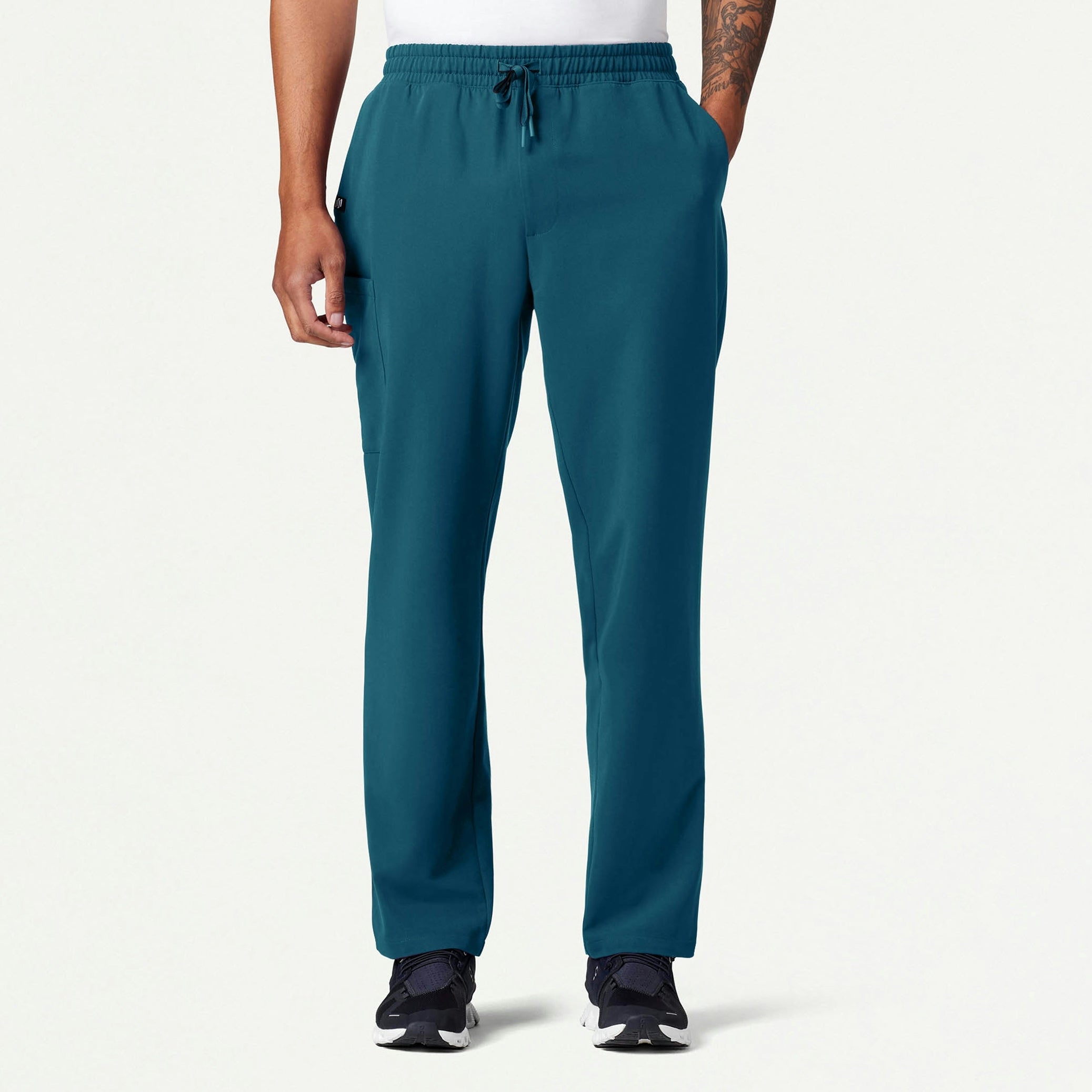 Rhodes Everyday Straight-Leg Scrub Pant - Caribbean Blue