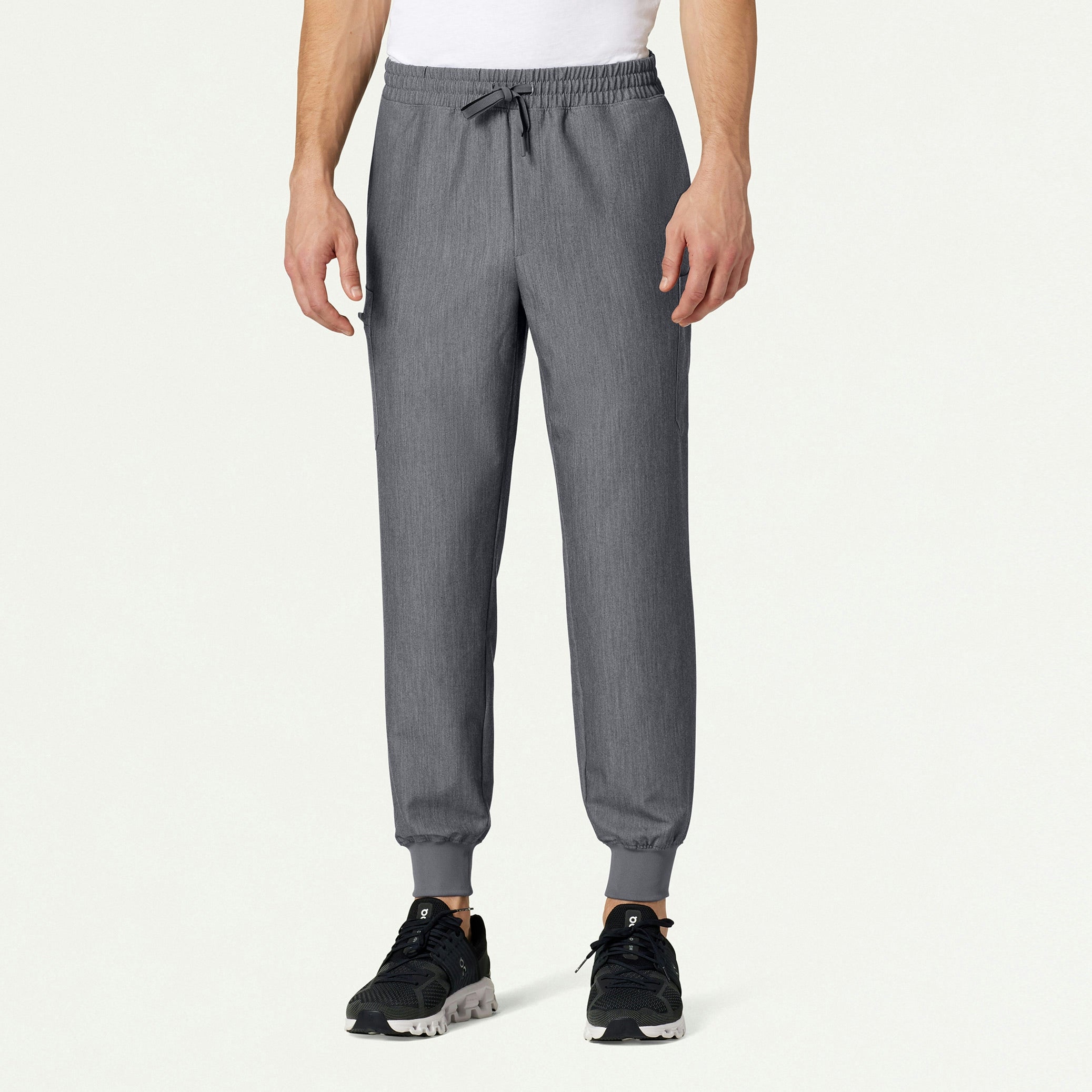 Osmo 8-Pocket Scrub Jogger - Heather Gray