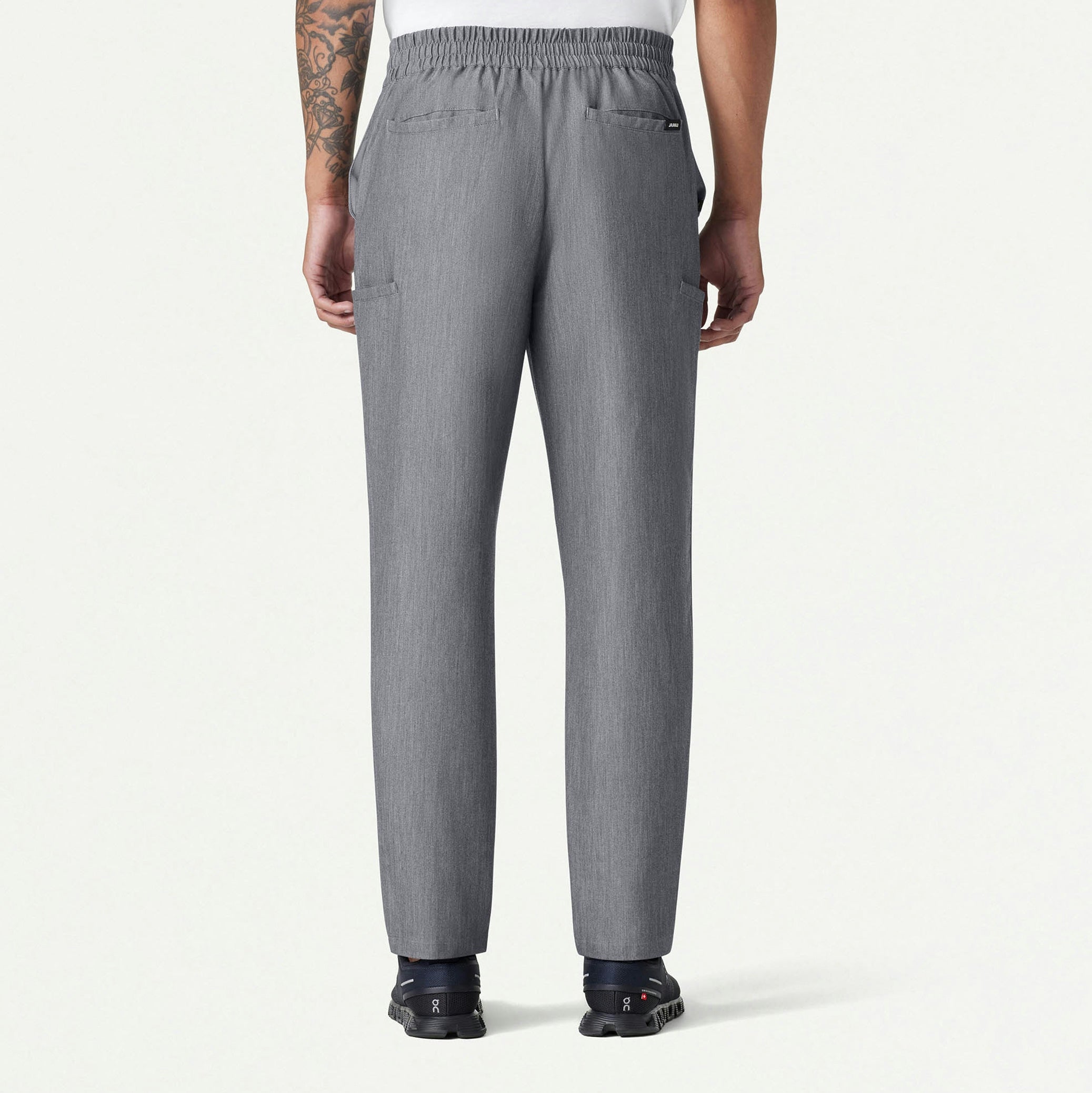 Rubin Tapered 7-Pocket Scrub Pant - Heather Gray