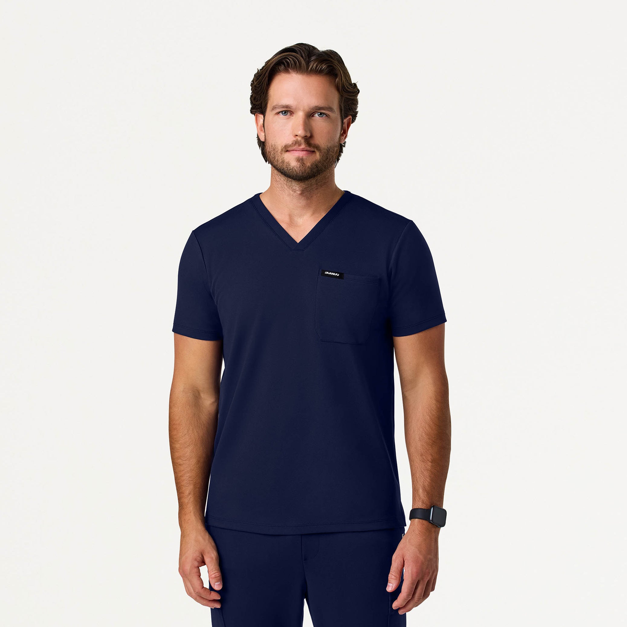 Asher Slim UltraSOFT Scrub Top - Midnight Navy