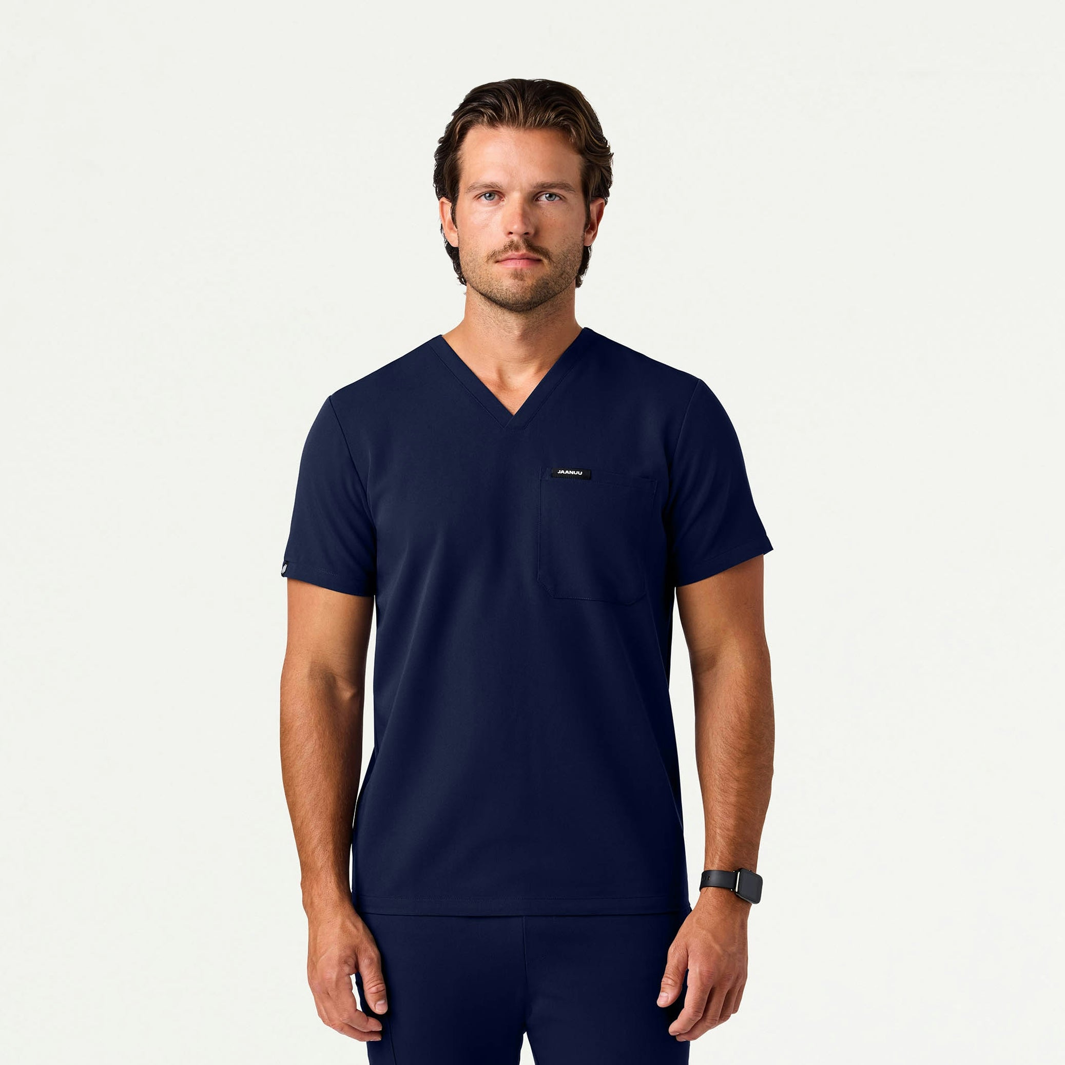 Holmes Slim Everyday 1-Pocket Scrub Top - Midnight Navy