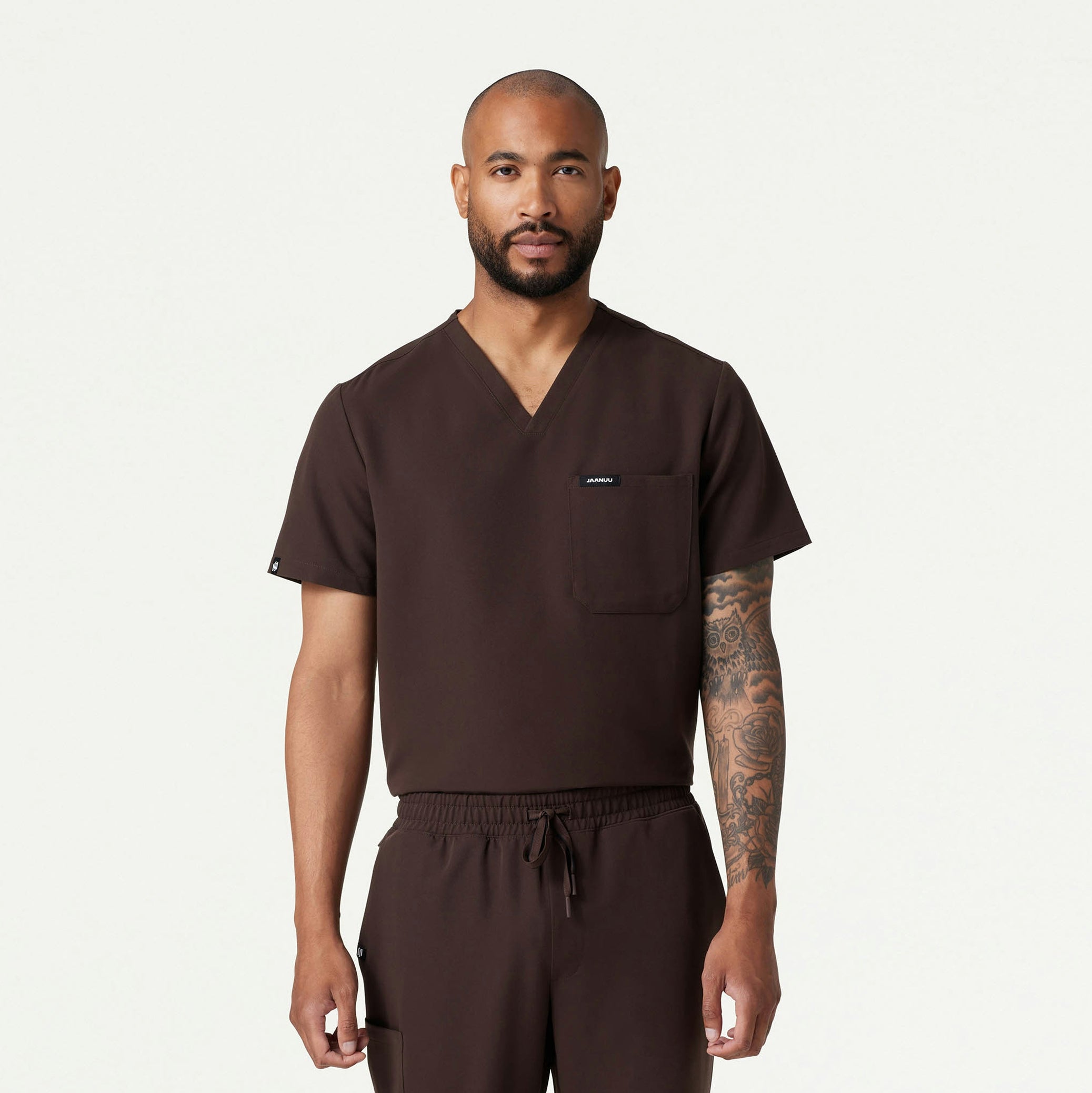 Holmes Everyday 1-Pocket Scrub Top - Espresso