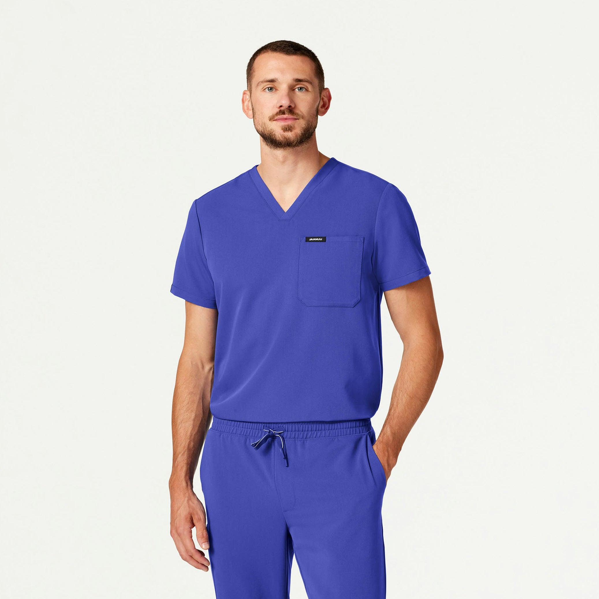 Holmes Everyday 1-Pocket Scrub Top - Moon Blue