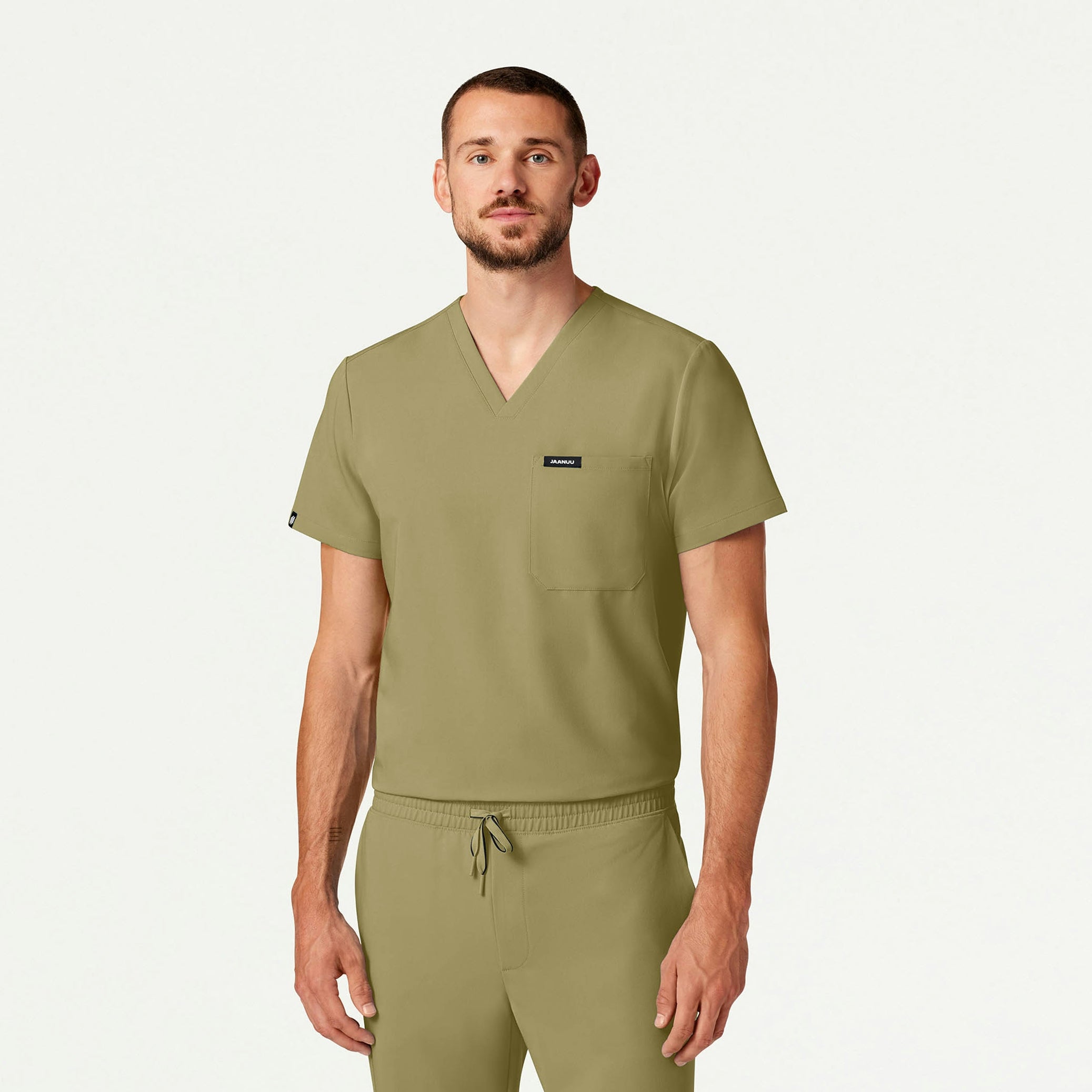 Holmes Everyday 1-Pocket Scrub Top - Ceramic Khaki