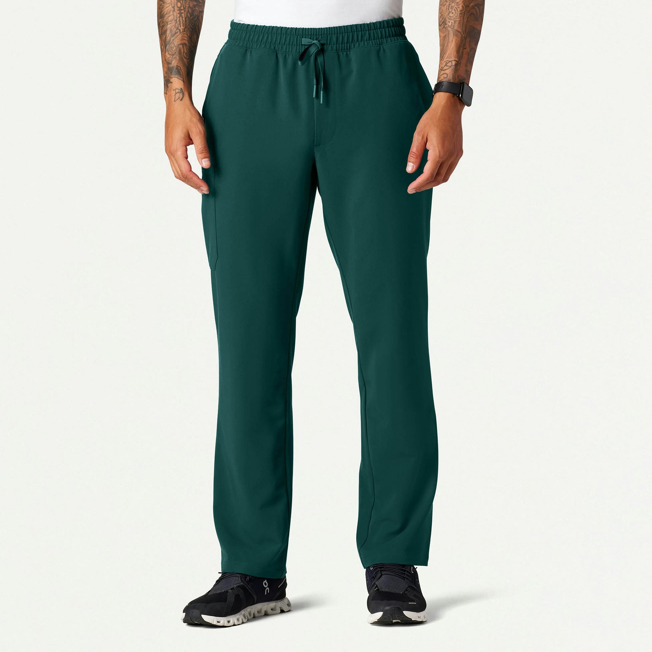 Rhodes Everyday Straight-Leg Scrub Pant - Midnight Green