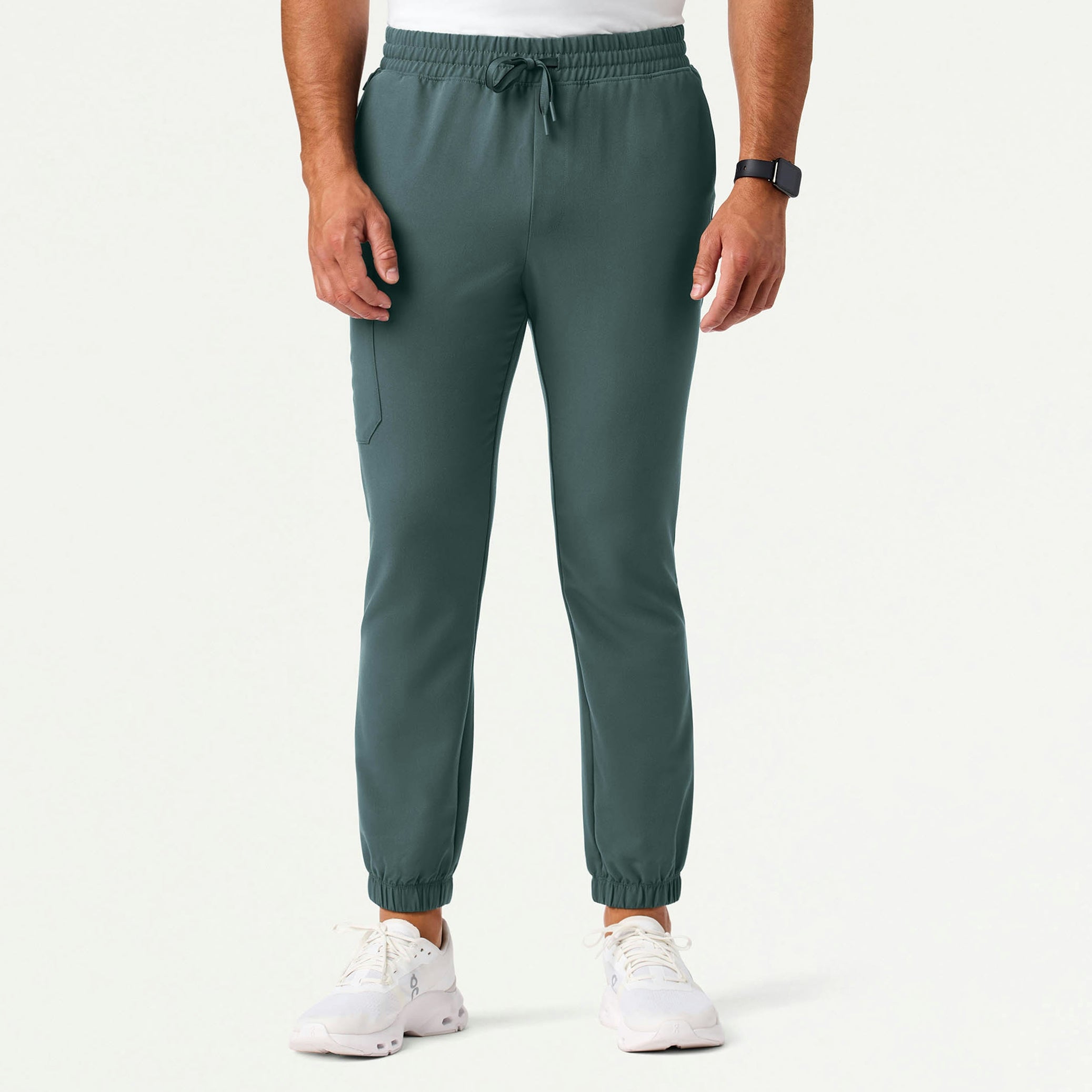 Rhodes Slim Crossover Scrub Jogger - Alpine Green
