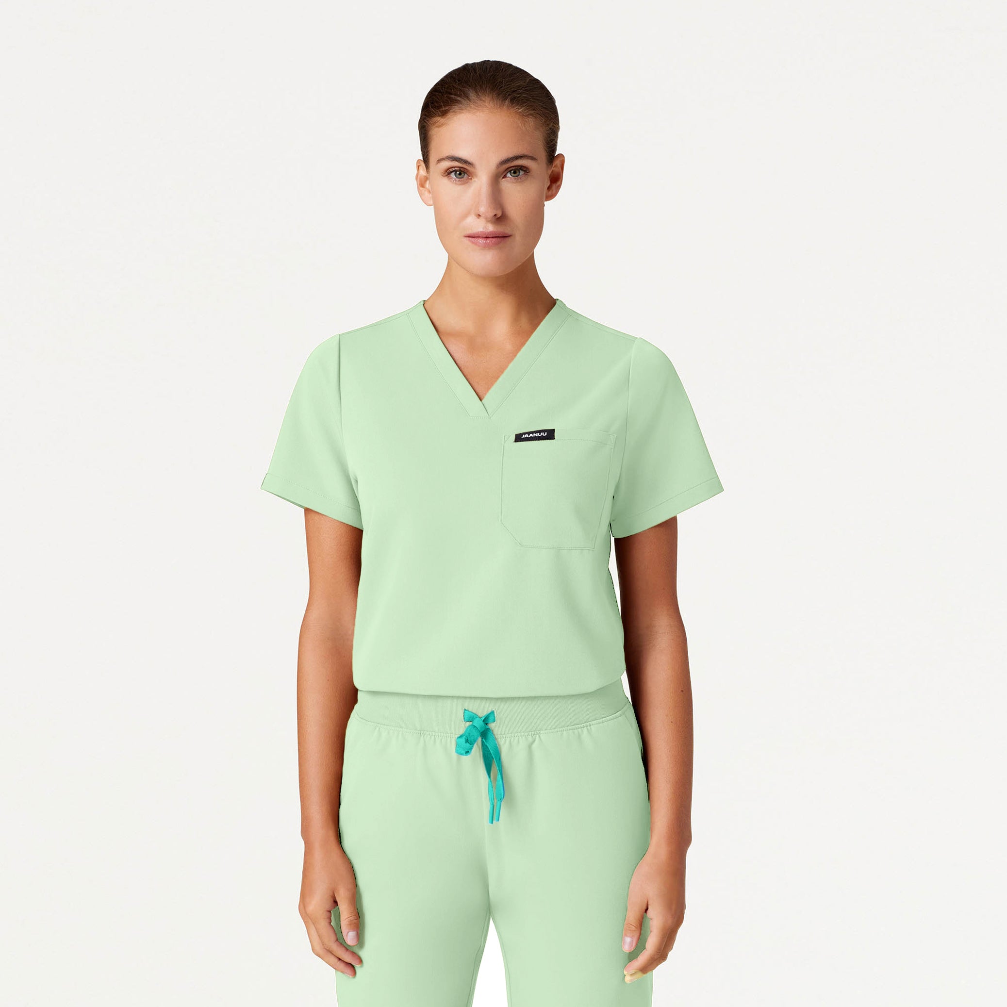 Rhena Essential 1-Pocket Scrub Top - Pistachio