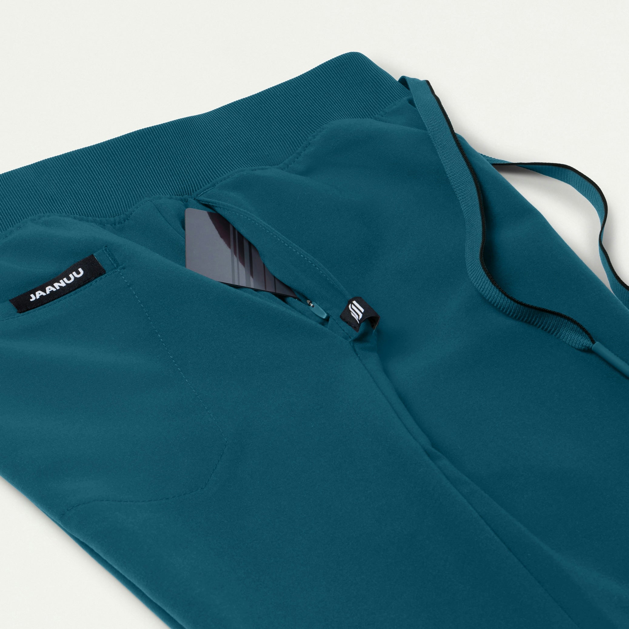 Xenos Essential Knit-Waist Scrub Pant - Caribbean Blue