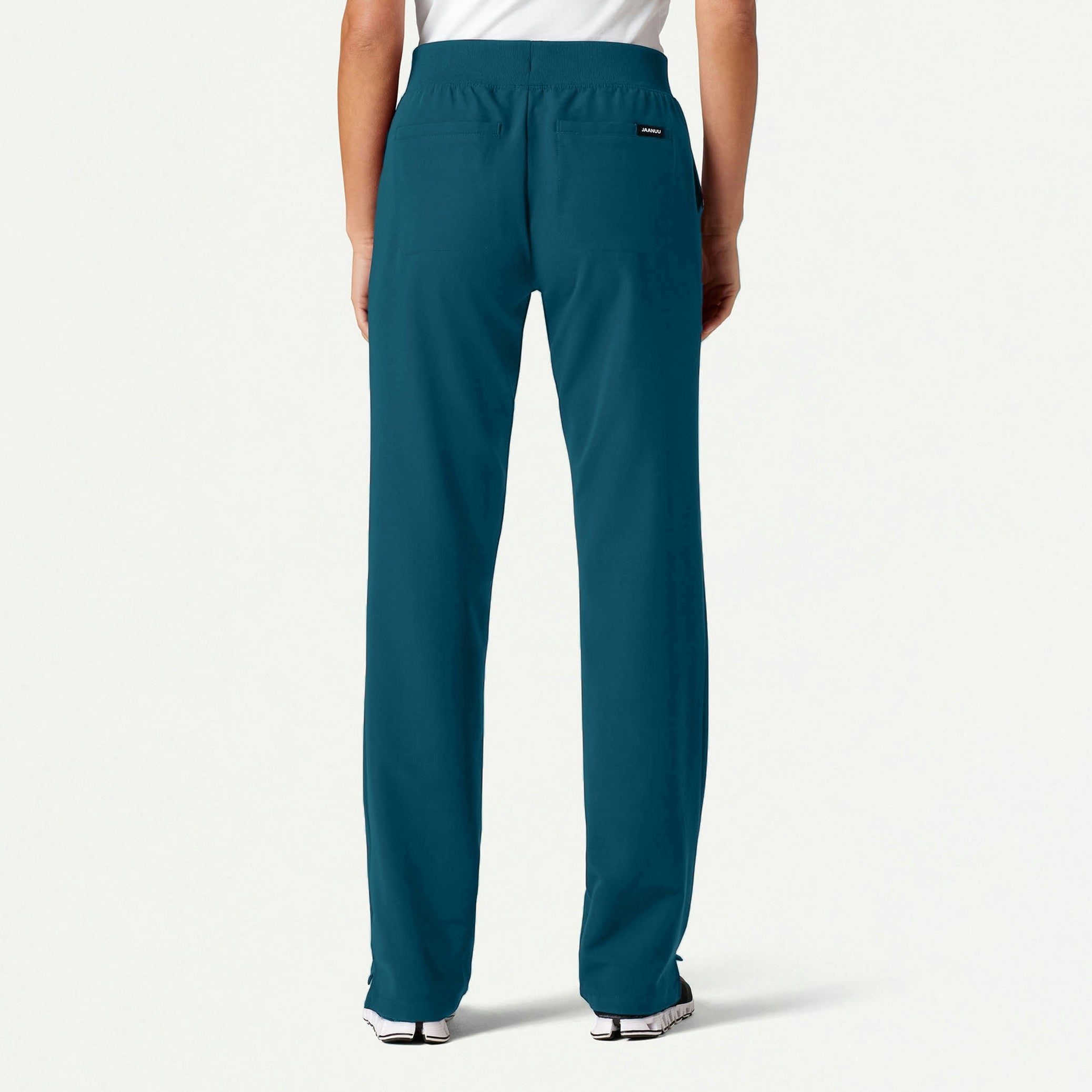 Xenos Essential Knit-Waist Scrub Pant - Caribbean Blue