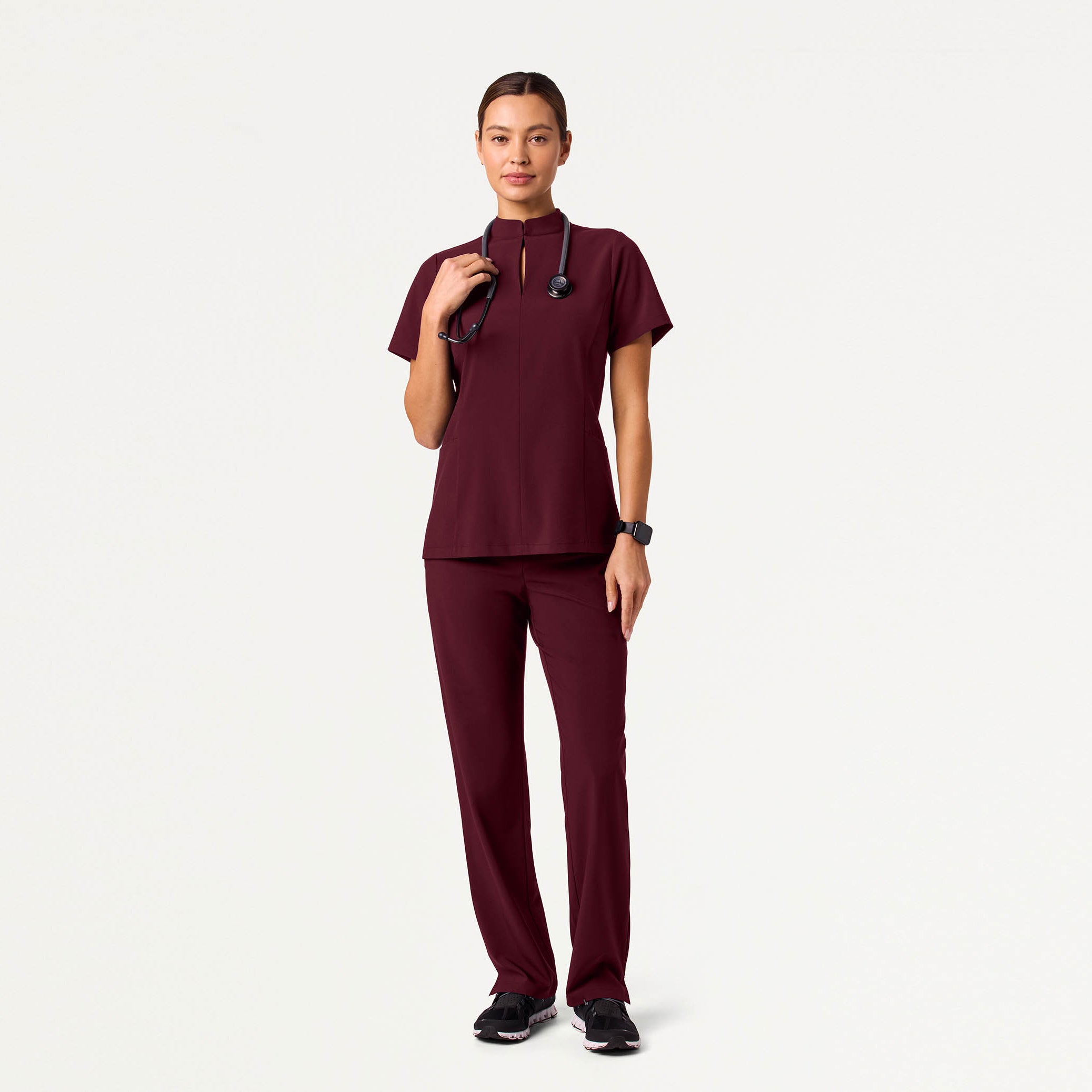Xenos UltraLITE™ 5-Pocket Classic Scrub Pant - Burgundy