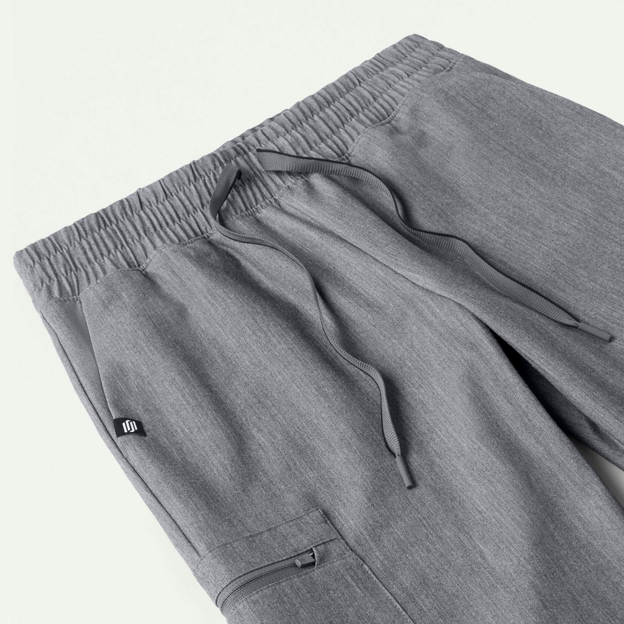 Neo Everyday Cargo Scrub Jogger - Heather Gray