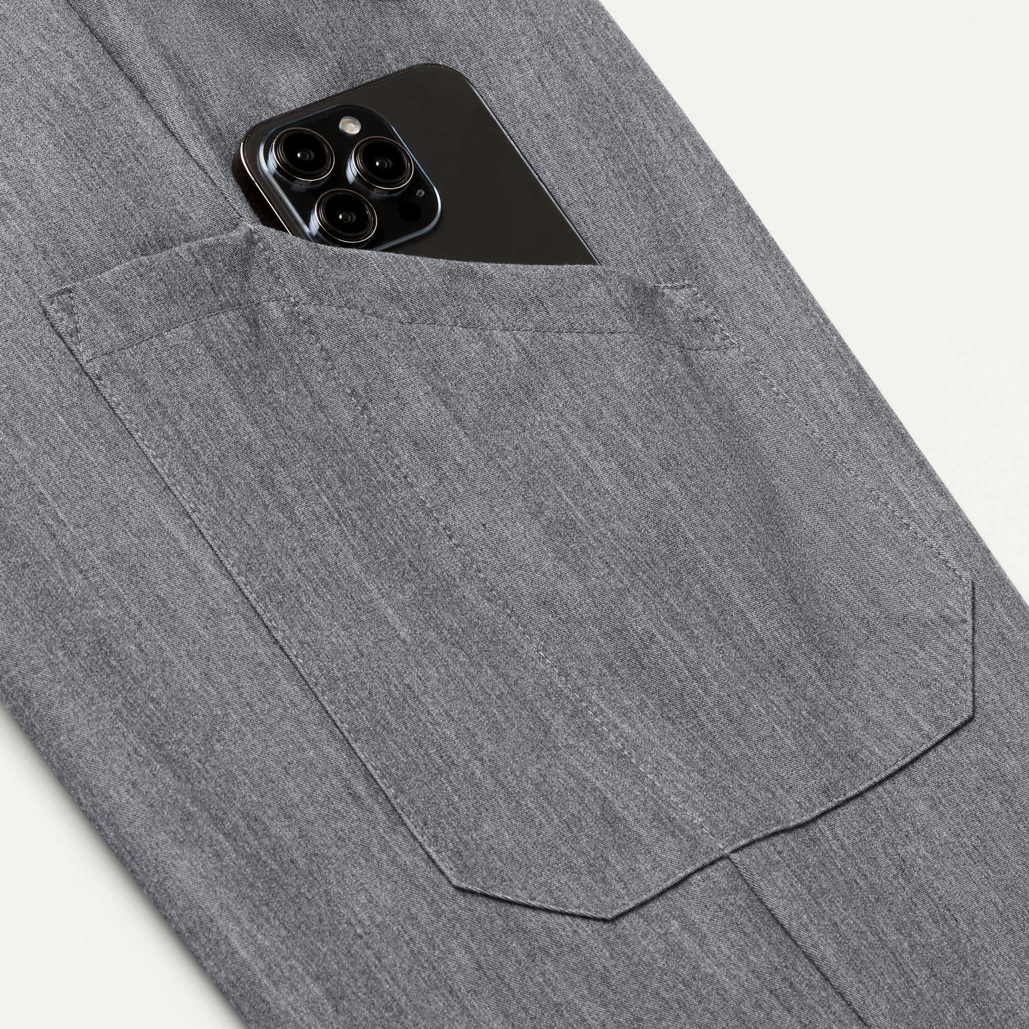 Neo Everyday Cargo Scrub Jogger - Heather Gray