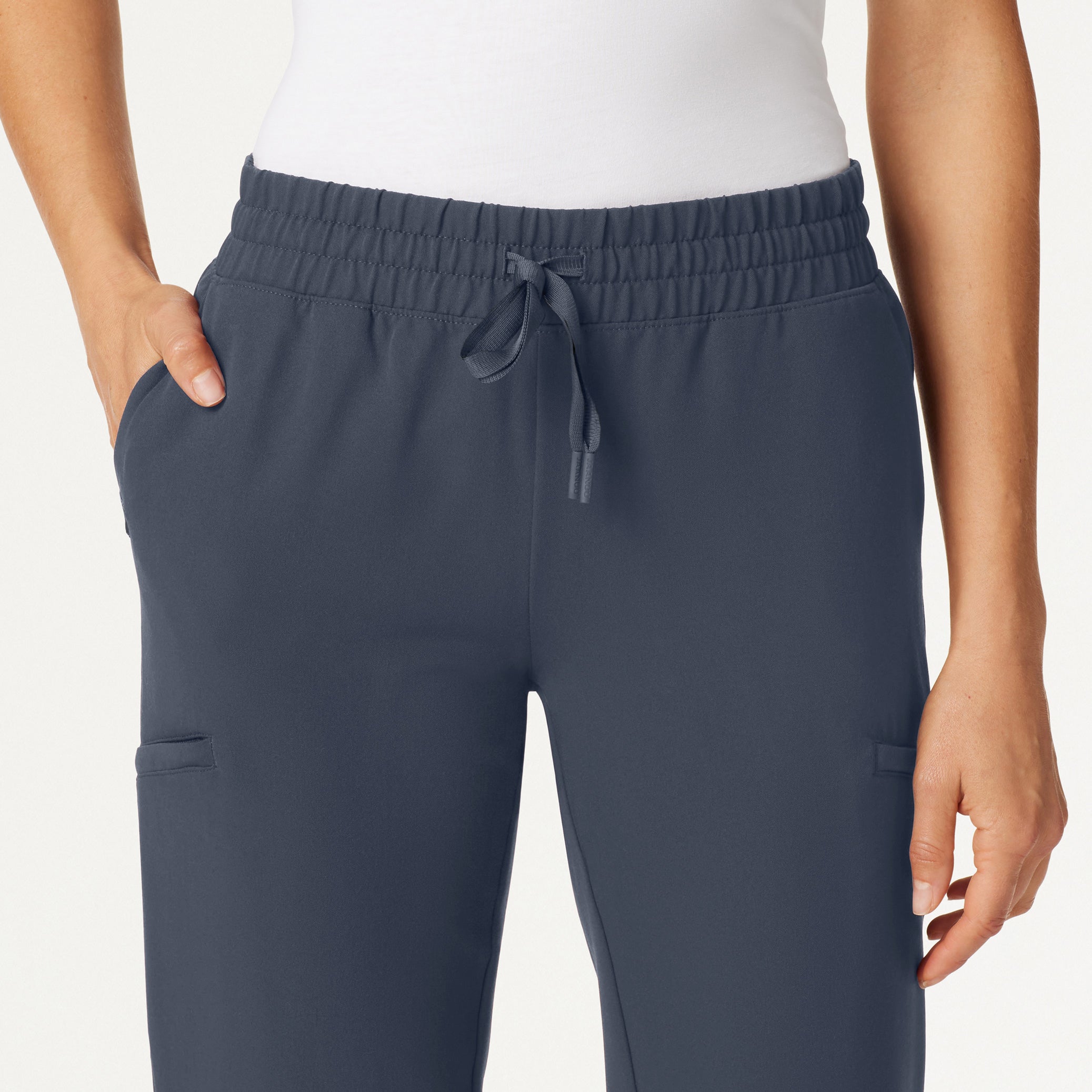 Jace Skinny 7-Pocket Scrub Jogger - Carbon Gray