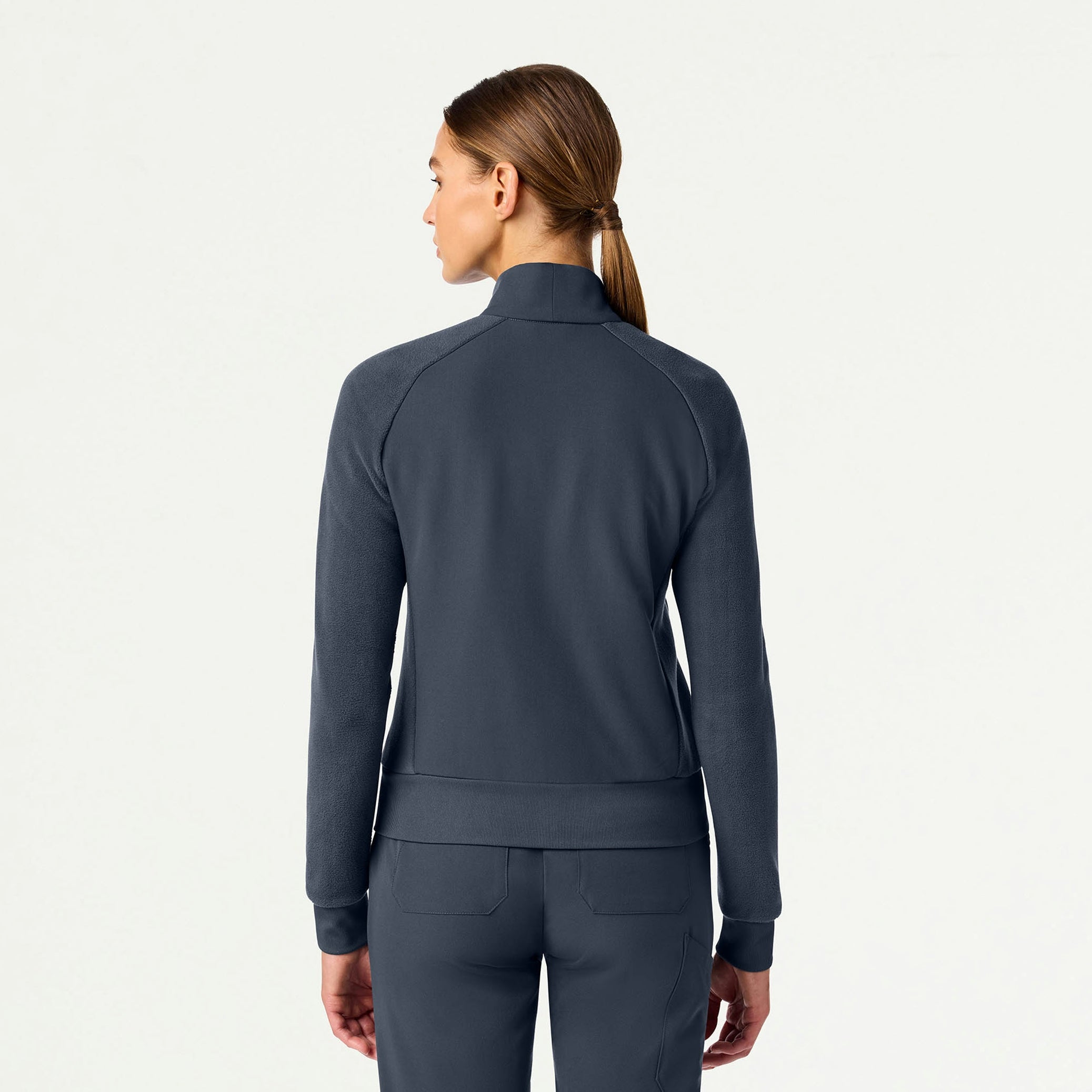 Cloud Hybrid Fleece Bomber Jacket - Carbon Gray