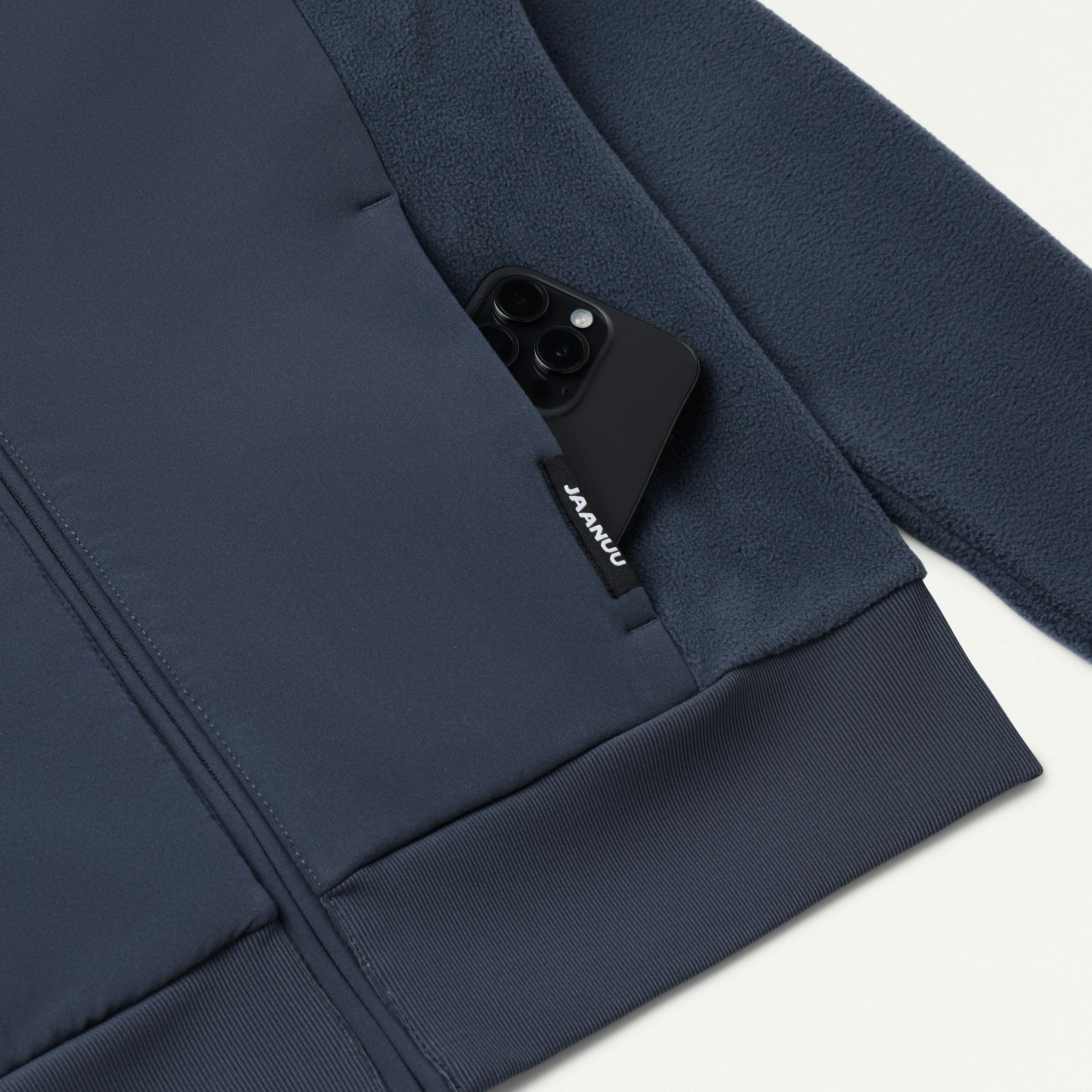 Cloud Hybrid Fleece Bomber Jacket - Carbon Gray