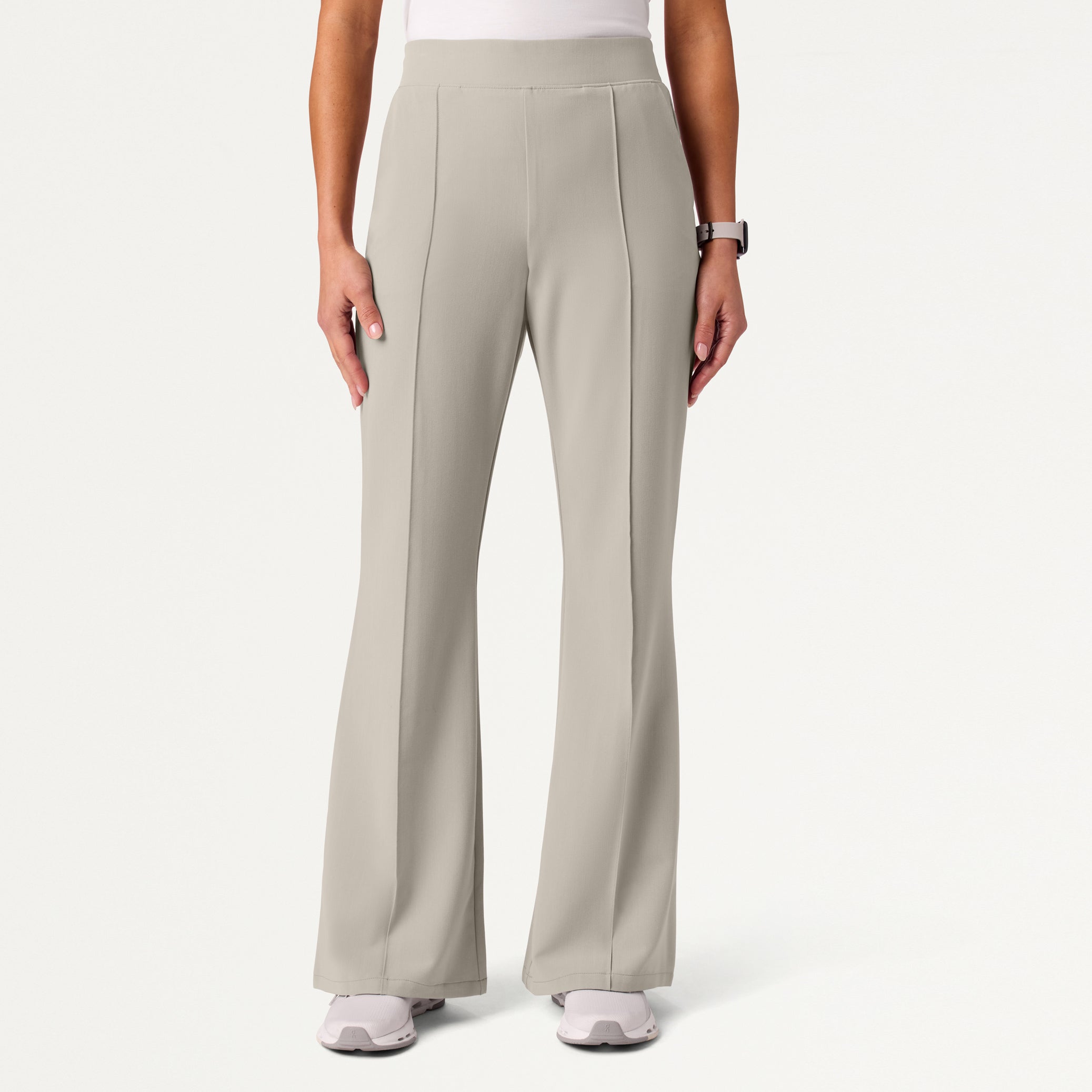 Kori Slim High Waisted Scrub Pant - Fog