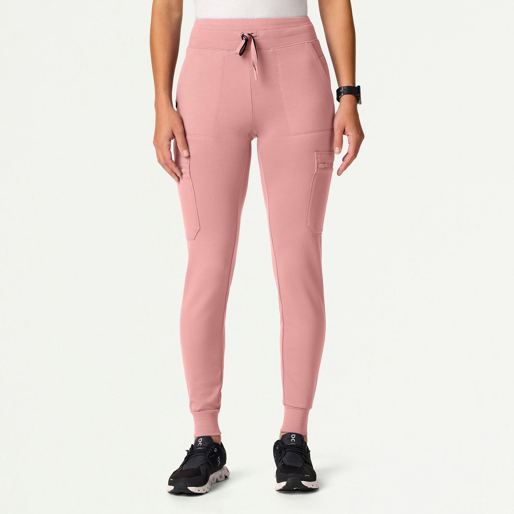 Kait 10-Pocket Skinny UltraSOFT Scrub Jogger - Mauve