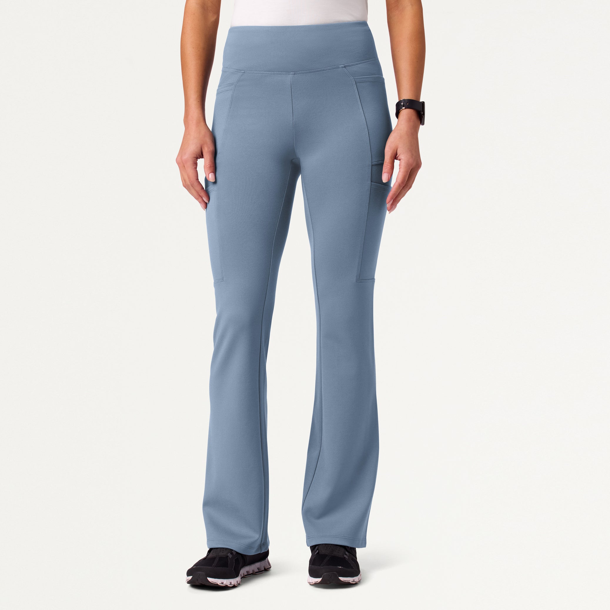 Perri UltraSOFT Yoga Scrub Pant - Storm Blue
