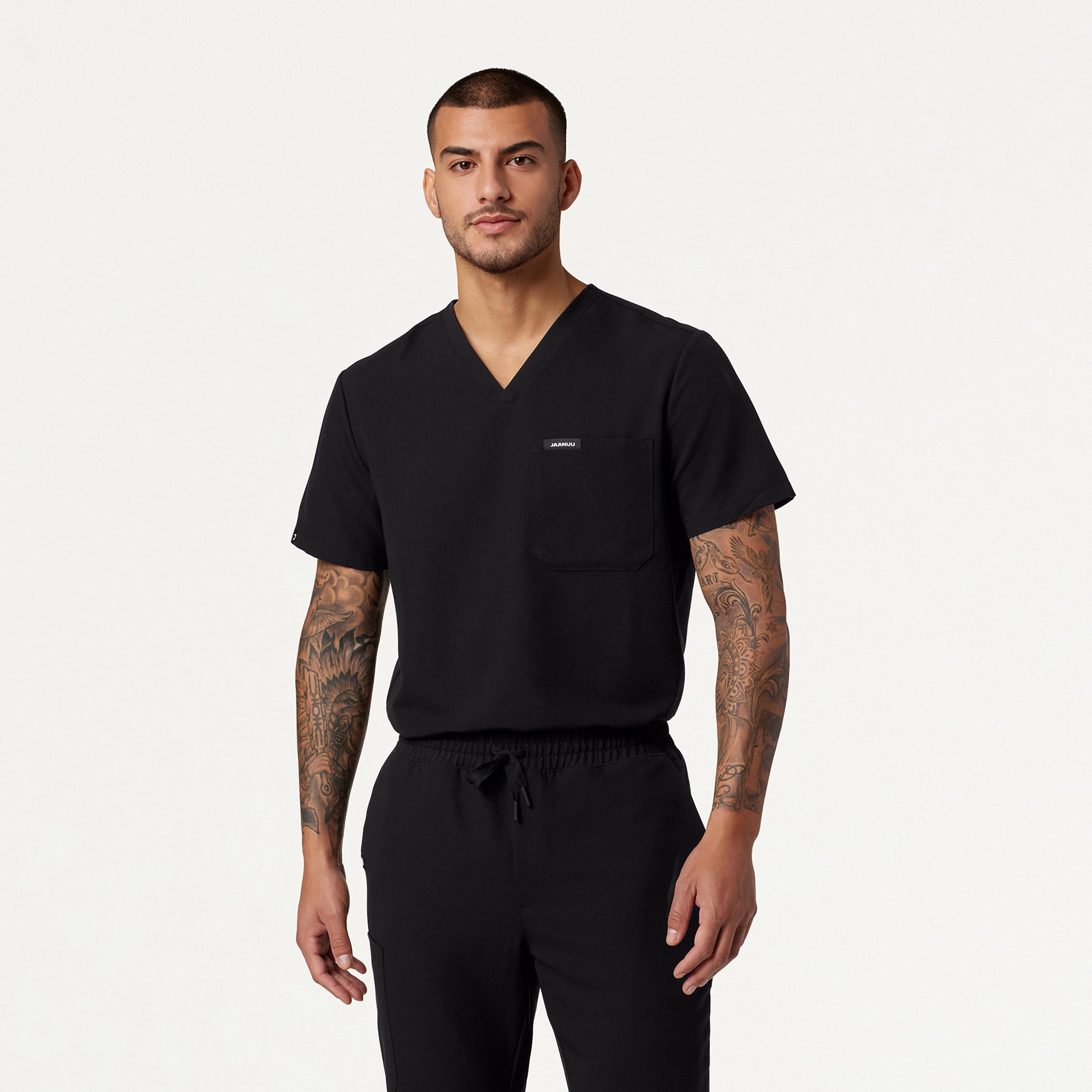 Holmes Everyday 1-Pocket Scrub Top - Black