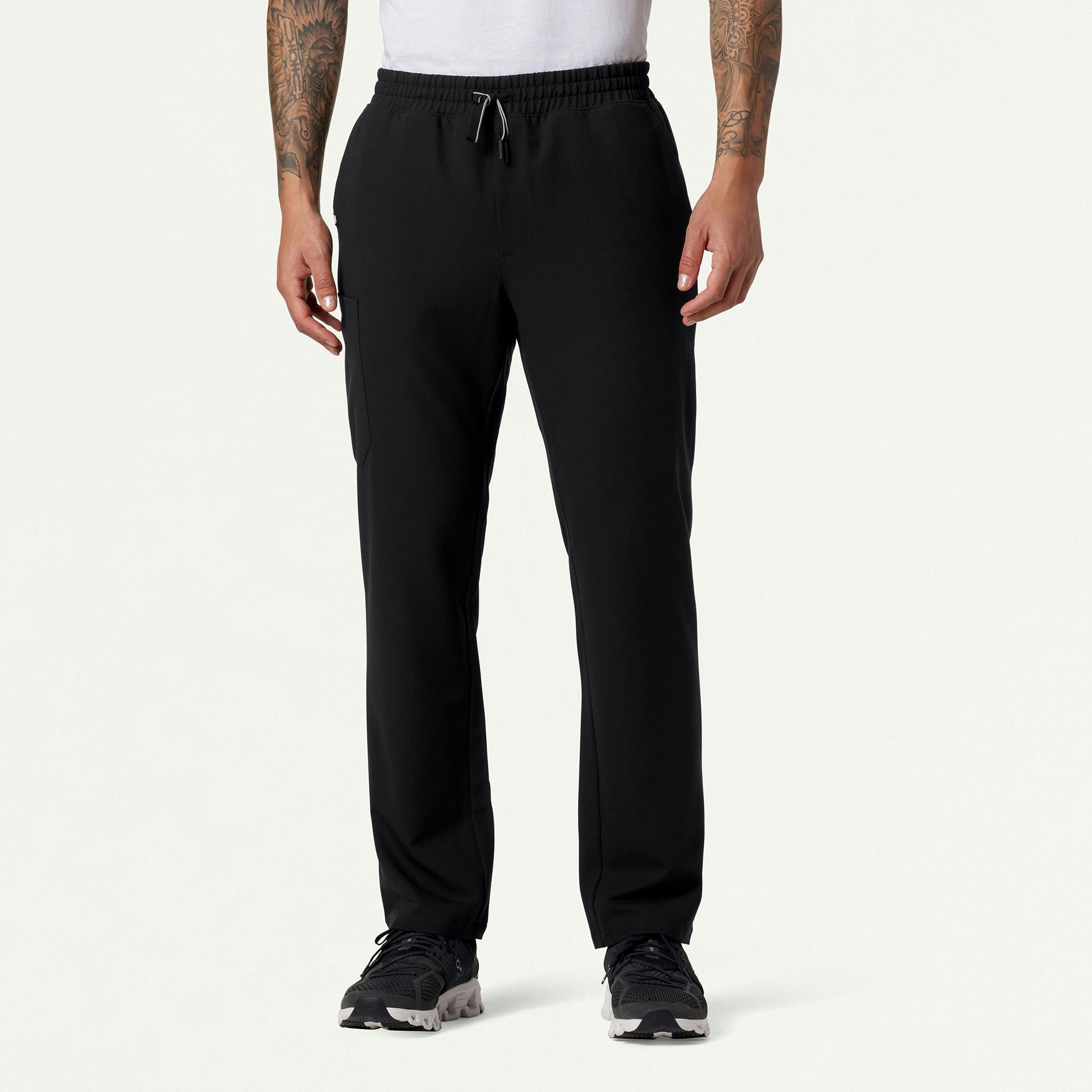 Rhodes Everyday Straight-Leg Scrub Pant - Black