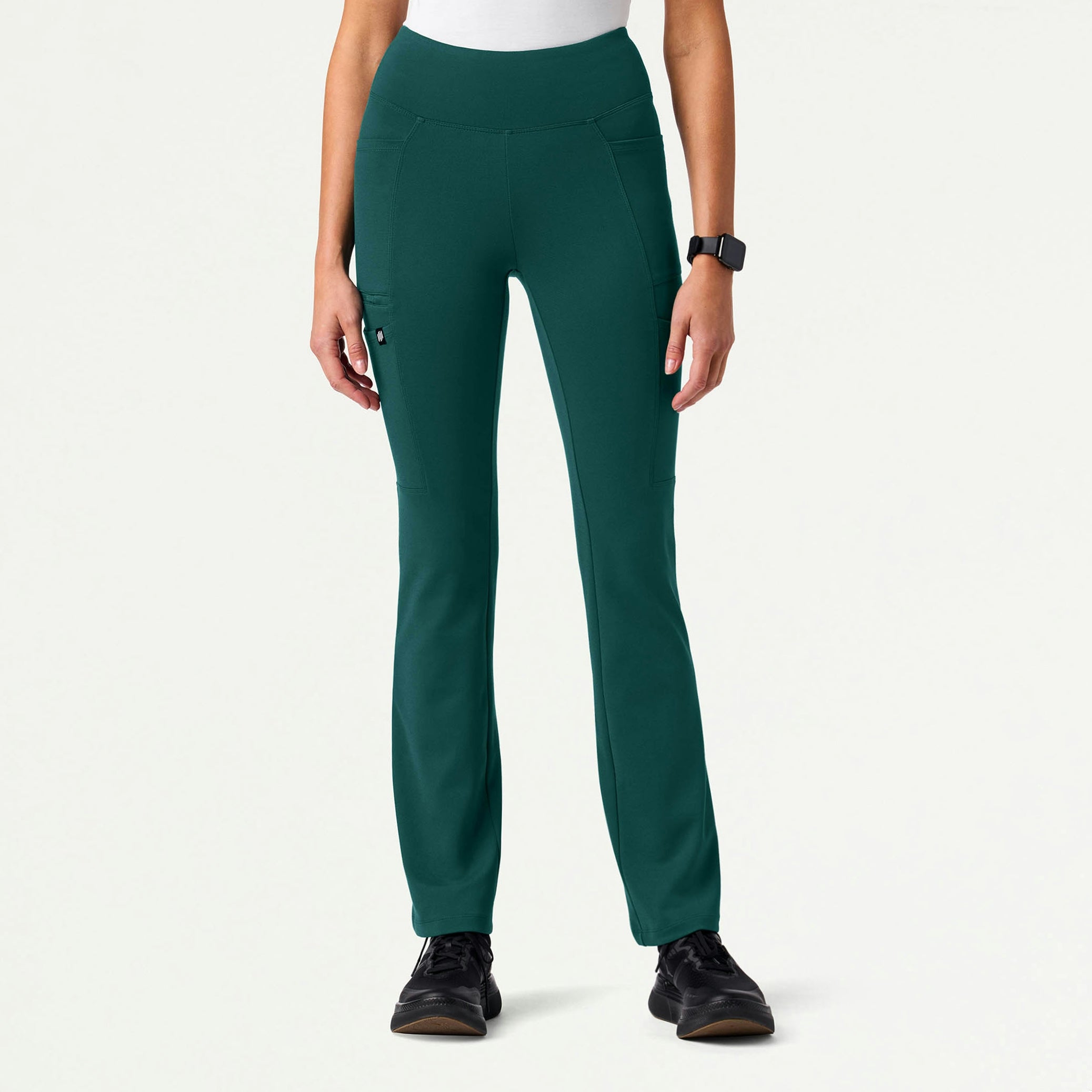 Perri UltraSOFT Yoga Scrub Pant - Midnight Green