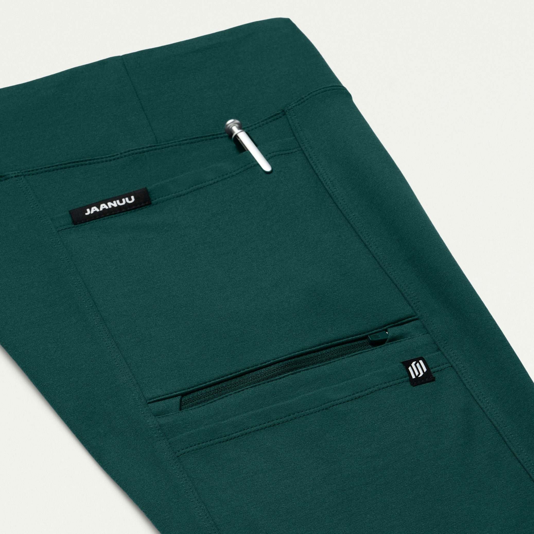 Perri UltraSOFT Yoga Scrub Pant - Midnight Green