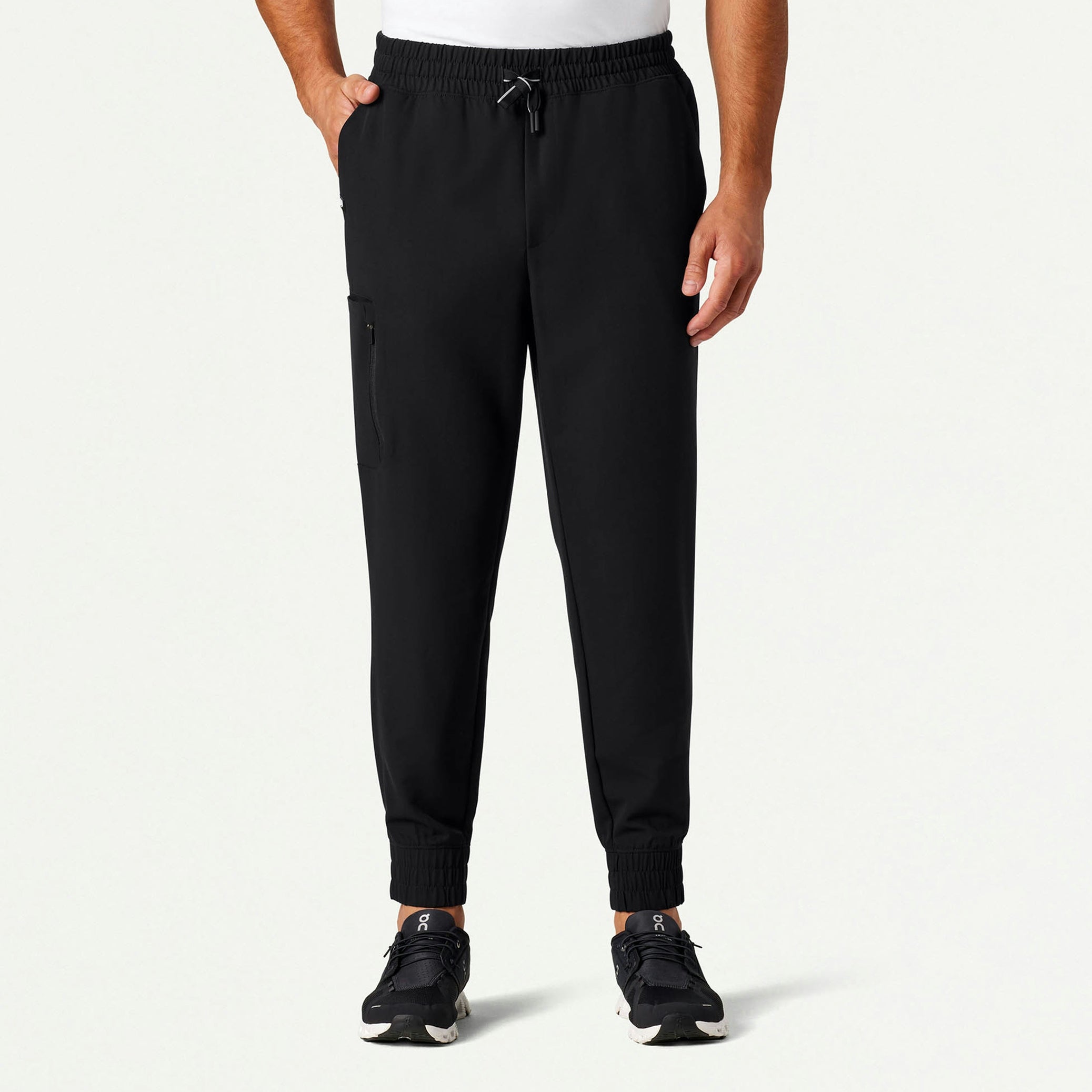 Cobot 8-Pocket Scrub Jogger - Black